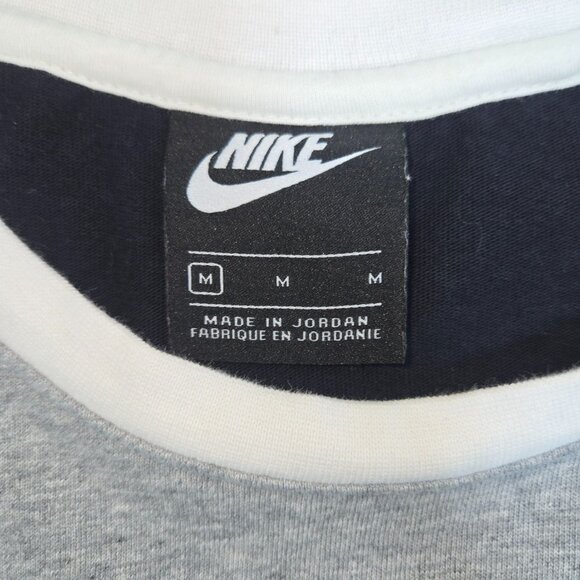 Nike Mens Colorblock T-Shirt Size Medium Gray & Black - Picture 4 of 8